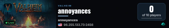 annoyances live status badge