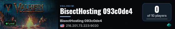 BisectHosting 093c0de4 live status badge