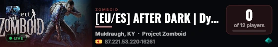 [EU/ES] AFTER DARK | Dynamic Hordes • Sprinters • Missions live status badge