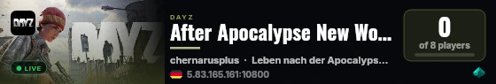 After Apocalypse New World live status badge