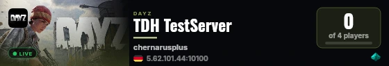 TDH TestServer live status badge