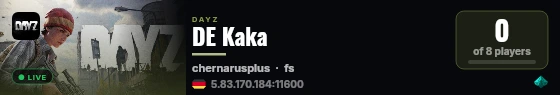 DE Kaka live status badge