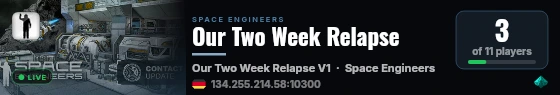 Our Two Week Relapse live status badge