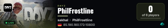 PhilFrostline live status badge