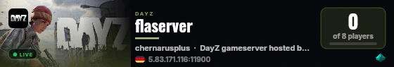 flaserver live status badge