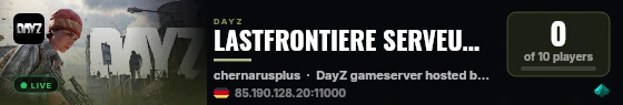 LASTFRONTIERE SERVEUR EN PREPARATION live status badge