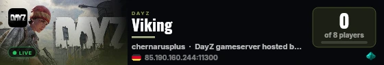 Viking live status badge