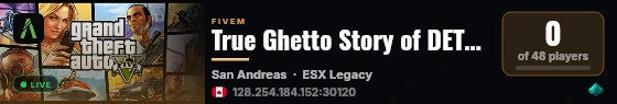 True Ghetto Story of DETROIT | FREE WL | FEMALE FRIENDLY | LGBTQ FRIENDLY | GANG FRIENDLY | CIVIL FRIENDLY live status badge
