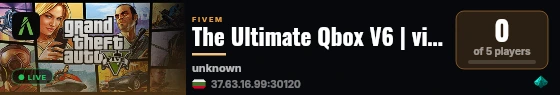The Ultimate Qbox V6 | vice-devs.com live status badge