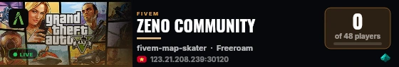 ZENO COMMUNITY live status badge