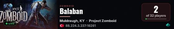 Balaban live status badge