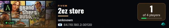 2ez store live status badge