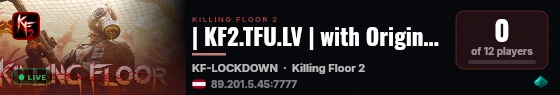 | KF2.TFU.LV | with Origin Maps live status badge