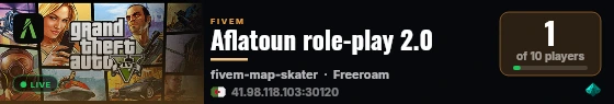 Aflatoun role-play 2.0 live status badge