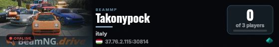 Takonypock live status badge