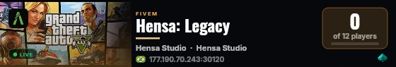 Hensa: Legacy live status badge
