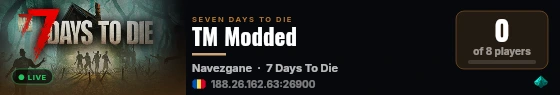 TM Modded live status badge