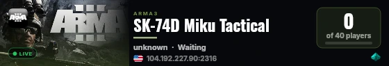 SK-74D Miku Tactical live status badge