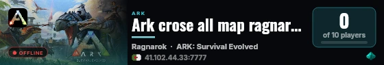 Ark crose all map ragnarock fadikfat promax - (v358.24) live status badge