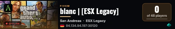 blanc | [ESX Legacy] live status badge