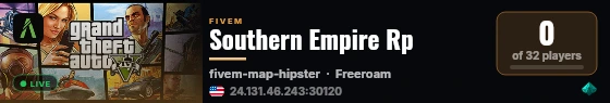 Southern Empire Rp live status badge