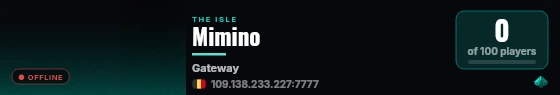 Mimino live status badge