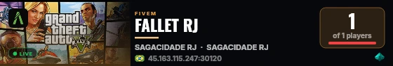 FALLET RJ live status badge