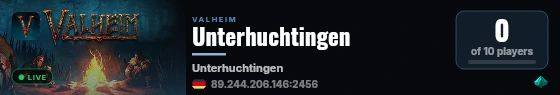 Unterhuchtingen live status badge