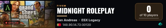 MIDNIGHT ROLEPLAY live status badge