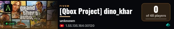 [Qbox Project] dino_khar live status badge