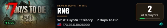 RNG live status badge
