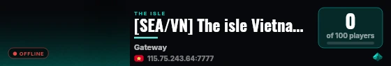 [SEA/VN] The isle Vietnam - DINO DINO live status badge
