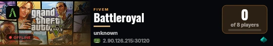 Battleroyal live status badge
