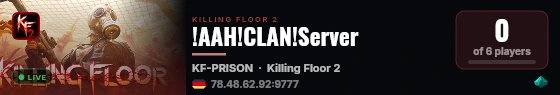 !AAH!CLAN!Server live status badge