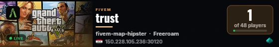 trust live status badge