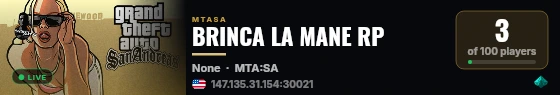 BRINCA LA MANE RP live status badge