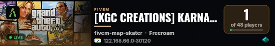 [KGC CREATIONS] KARNATAKA RP live status badge