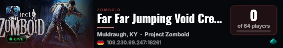 Far Far Jumping Void Crew Stadium Over Ravenswatchwatch in a co live status badge