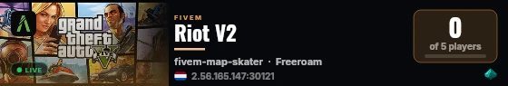 Riot V2 live status badge