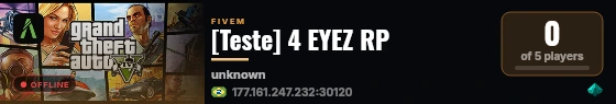 [Teste] 4 EYEZ RP live status badge