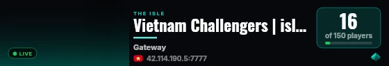 Vietnam Challengers | isle-voip.com | warrior.islepilot.eu live status badge