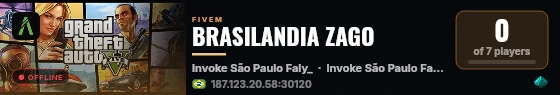 BRASILANDIA ZAGO live status badge