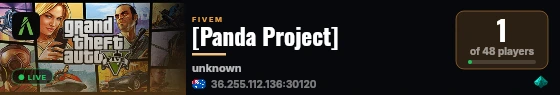 [Panda Project] live status badge