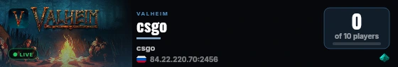 csgo live status badge