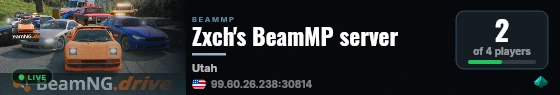 Zxch's BeamMP server live status badge