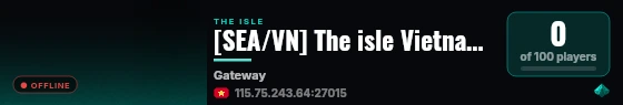 [SEA/VN] The isle Vietnam - DINO DINO live status badge