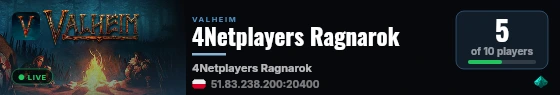 4Netplayers Ragnarok live status badge