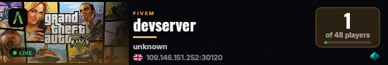 devserver live status badge