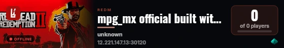 mpg_mx official built with RedM Basic Server! live status badge
