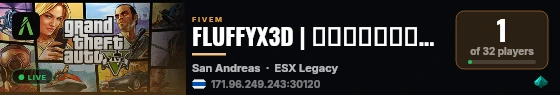 FLUFFYX3D | เปิดใหม่ · ผู้เล่นกำหนดทิศทางเมือง · เสนอแล้วทำจริง live status badge